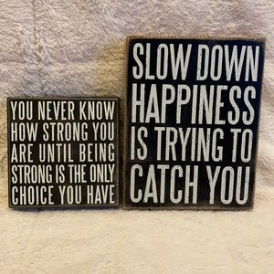 2 - Keepsake quote boxes